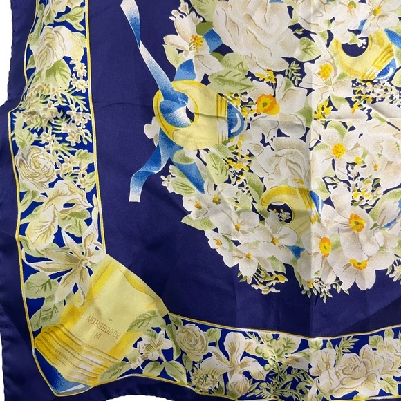 Boucheron Blue Silk Square Scarf - Picture 3 of 6